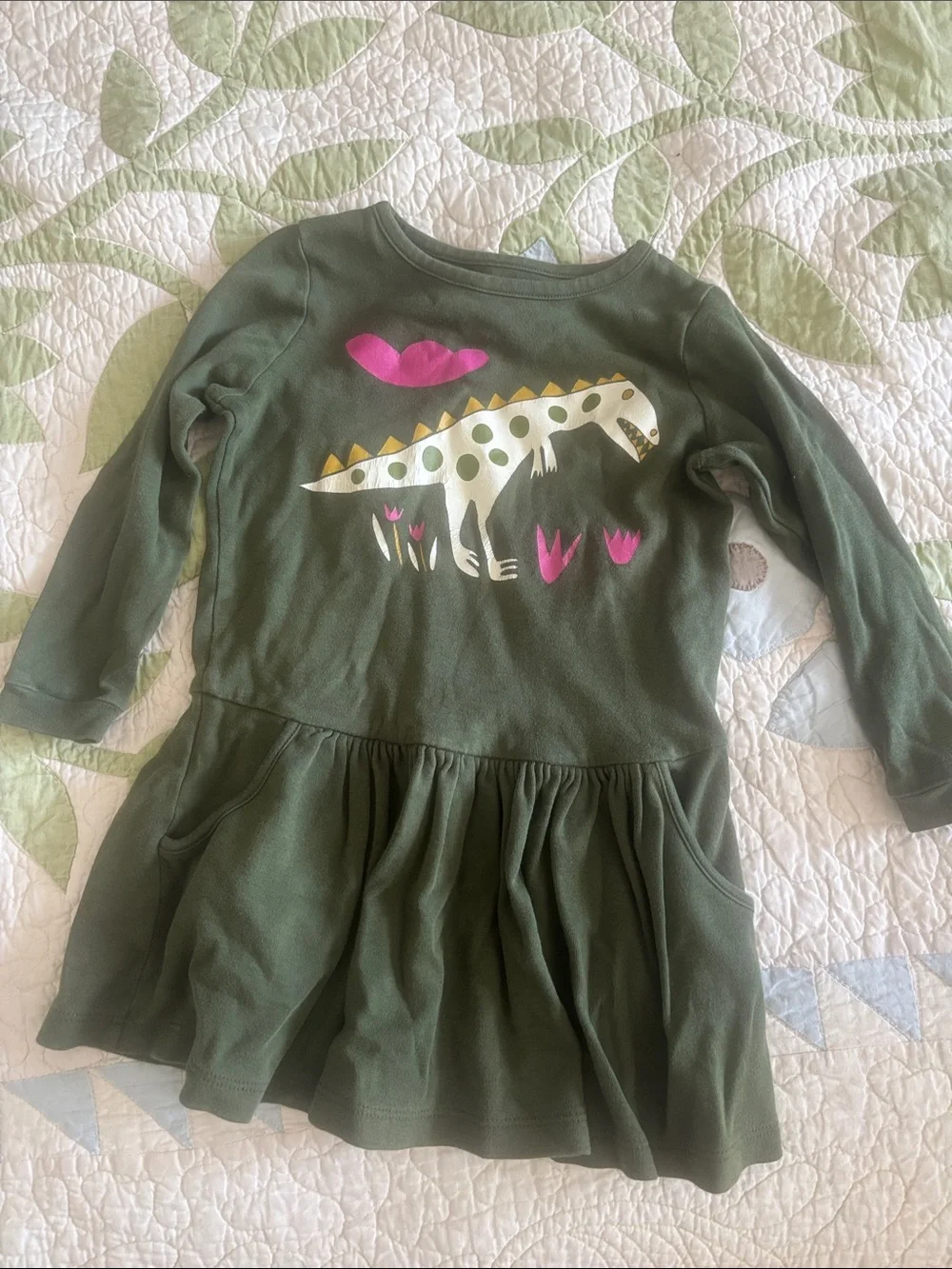 Piccolina Dinosaur Dress 3T